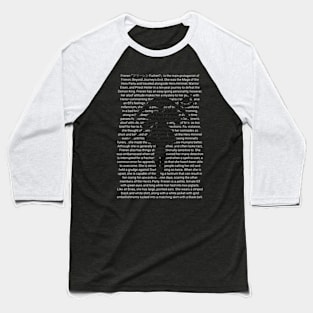 Frieren the Slayer Sousou no Frieren Anime Black and White Aesthetic Typography Art SNF-181 Baseball T-Shirt